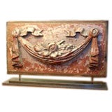 CARVED WOOD PANEL FROM TRUMEAU