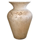 White Painted Urn