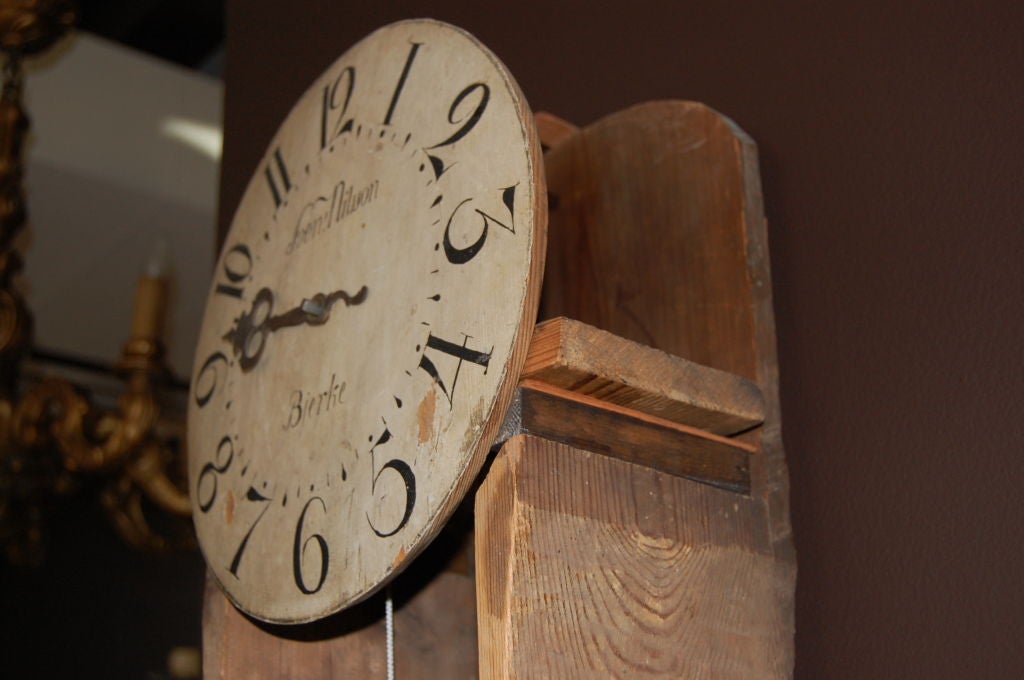 Antique Norwegian Floor Clock 5