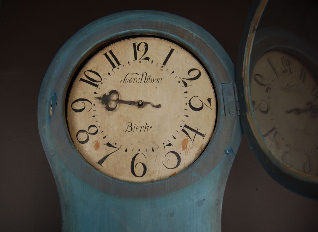 Antique Norwegian Floor Clock 2