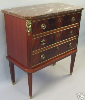 Swedish Gustavian Style Commode / Chest of Drawers