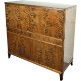 Swedish Art Deco Intarsia Storage Cabinet