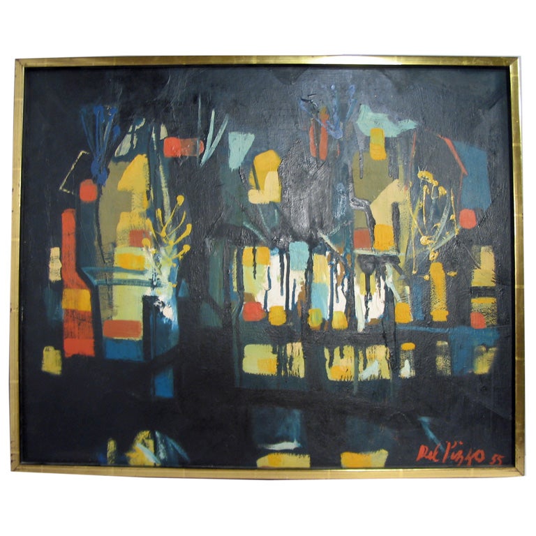 Abstact Painting by Louis Del Pizzo