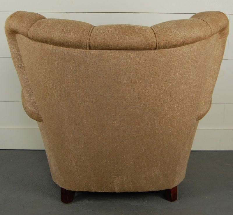 Upholstery *SALE*  Swedish Art Moderne Tufted Club Arm Chair