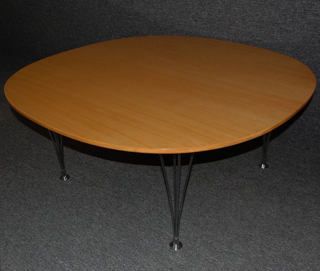 Table basse Superellipse de Bruno Mathsson et Piet Hein Excellent état à Atlanta, GA
