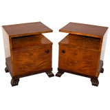 Pair of Swedish Art Deco Nightstands or End Tables