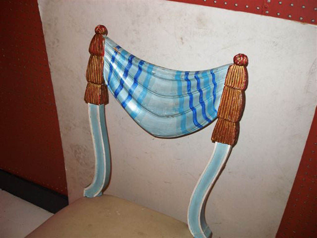 Decorated Drapery Design Chair