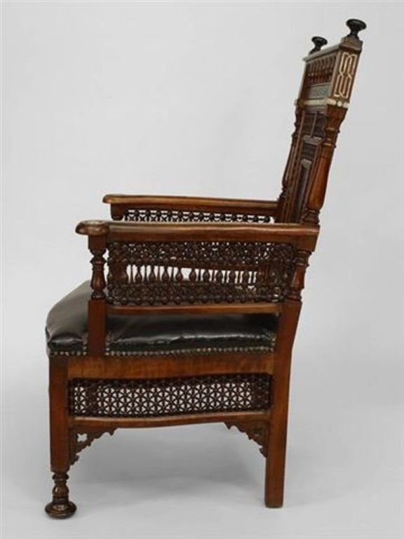 Middle Eastern Moorish Style Armchair