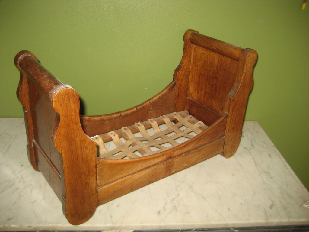 Empire Miniature Sleigh Bed In Good Condition In New York, NY