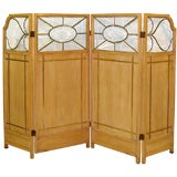 Modern 4 Fold Screen Maple