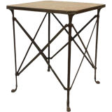 French Directoire Style Square Gueridon End Table