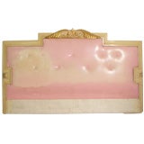 Mont King Size Bed Cream Finish Gilt Crest