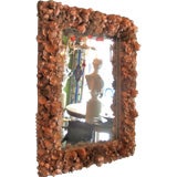 Vintage Seashell Mirror