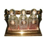 Tantless Set with Three Cut Crystal Decanters "The Tantless"