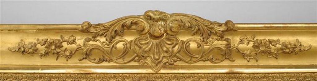 French Louis XV Style Gilt Carved Monumental Frame