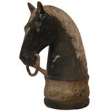 Antique Cast Iron Horse Head
