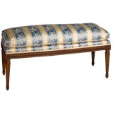 Antique French Louis XVI Period, Beechwood Banquette