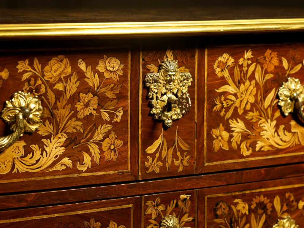 18th Century and Earlier French Louis XIV Period, Marquetry Commode