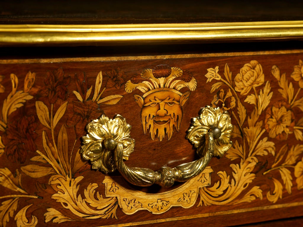 French Louis XIV Period, Marquetry Commode 1