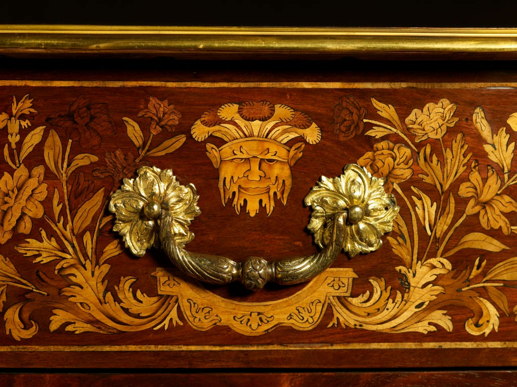 French Louis XIV Period, Marquetry Commode 5