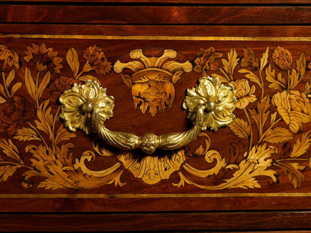 French Louis XIV Period, Marquetry Commode 6