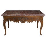 Used French Louis XV Period, Walnut Console Table