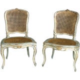 Antique French Louis XV, Beechwood Side Chairs