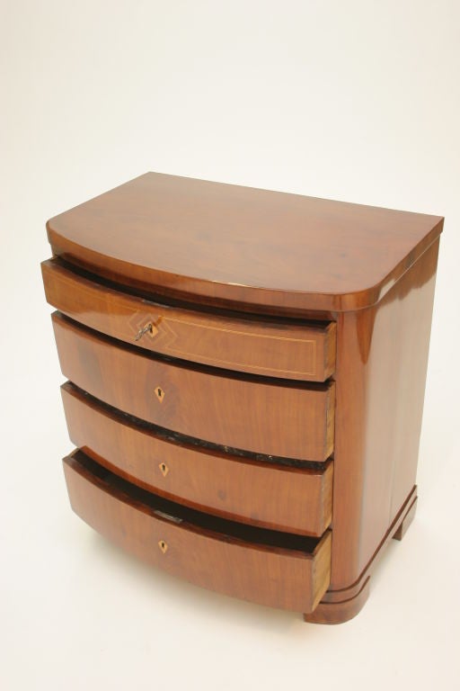 Bow front chest of drawers 4