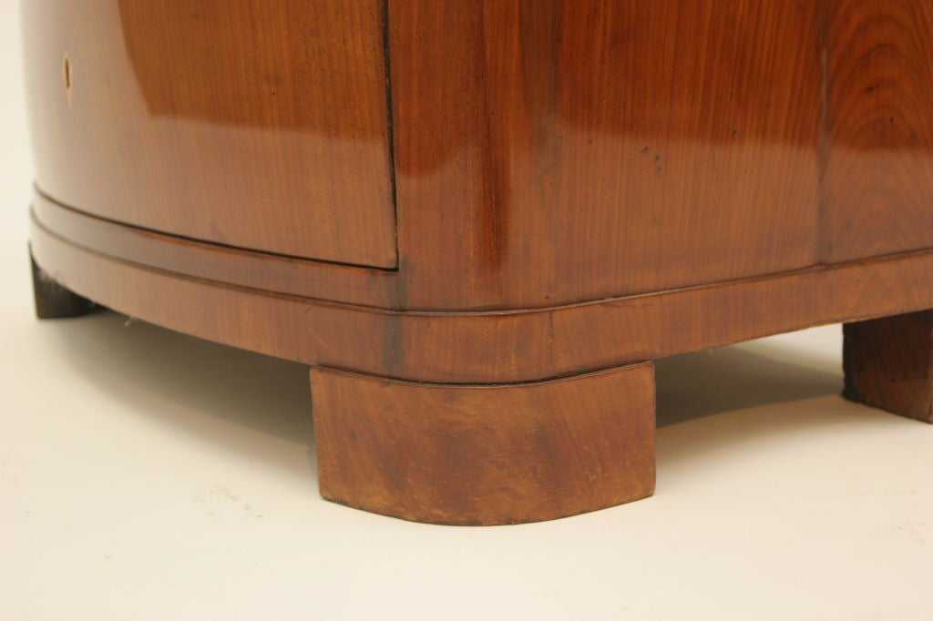Mahogany Bow front chest of drawers
