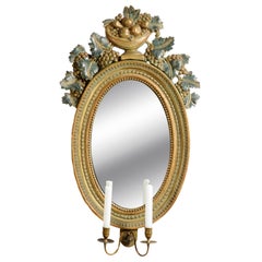 Antique Late Gustavian mirror