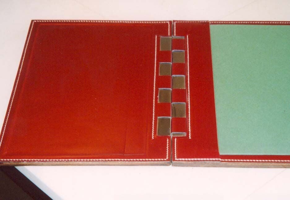 Hermes Leather Desk Blotter