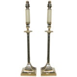 Silver Candlestick Lamps