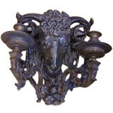 Rams Head Sconce