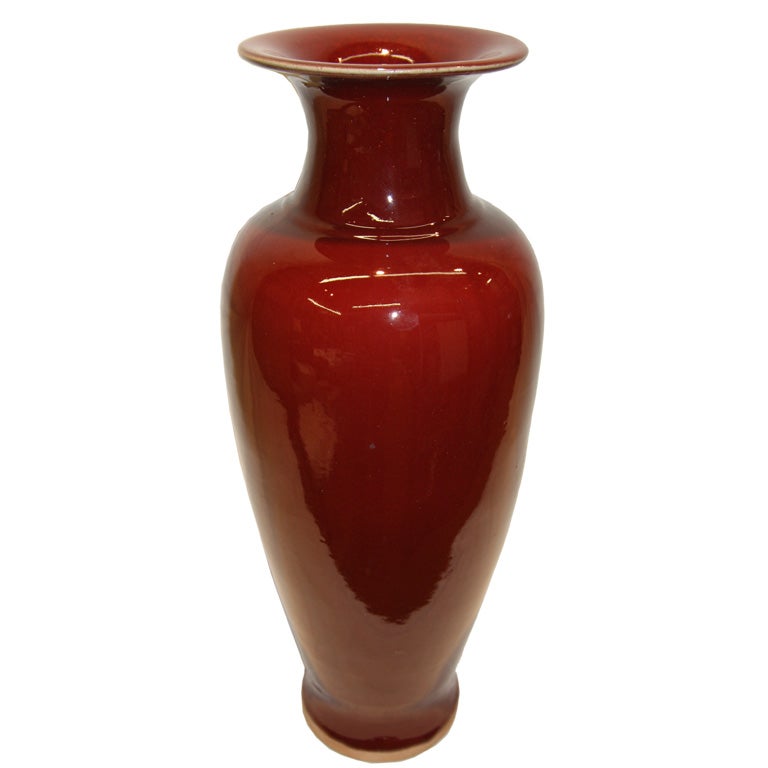 Oxblood Vase For Sale