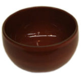 Red Glazed Pottery Bowl