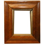 Birds Eye Maple and Gilt Picture Frame