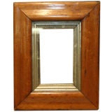 BBirds Eye Maple and Gilt Picture Frame