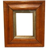 Birds Eye Maple and Gilt Picture Frame