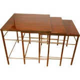 Nesting Tables with Metal Base
