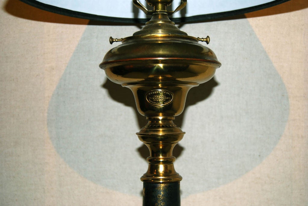American 1843 Argand Lamp from Philadelphia