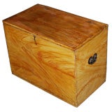 Antique Grain Painted Storage Box circa 1870