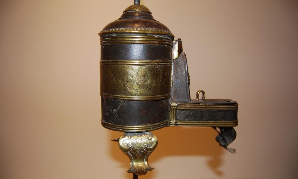 Mid-19th Century Adjustable Fluid Lamp