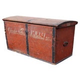 Scandinavian Painted Chest dated 1859