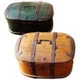 Two Scandinavian Painted Boxes, circa 1820