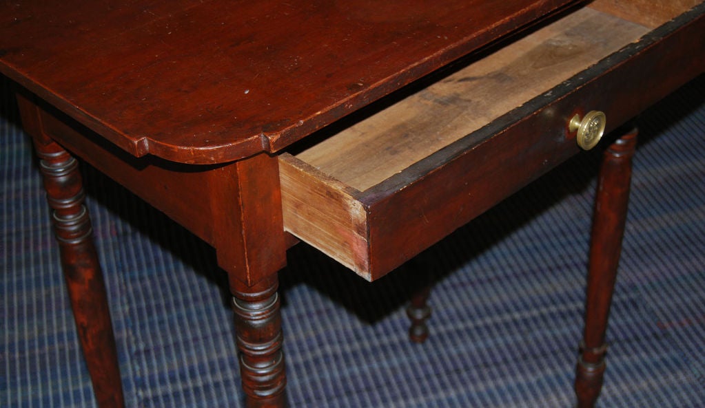 American Massachusetts Side Table, circa 1830 For Sale