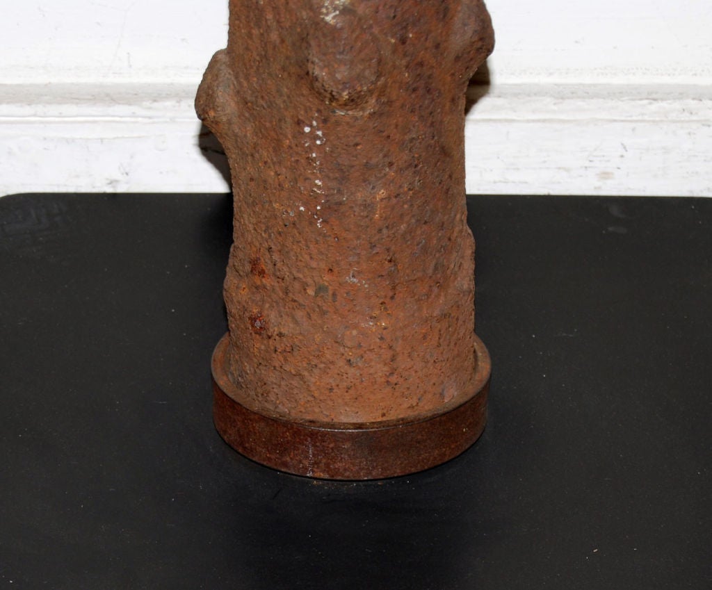 American Mid 19th Century Cast Iron Hitching Post