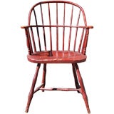Late 18th Century Painted Windsor Arm Chair