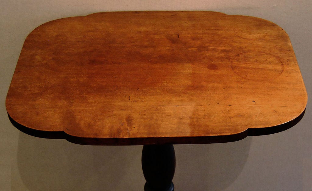 Cherry Wood Candlestand, circa 1800