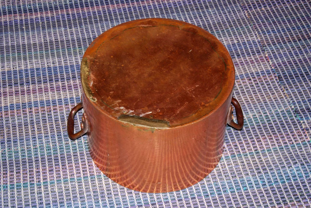Large Copper Cooking Pot at 1stDibs
