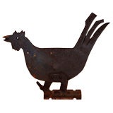 Late 19th Century Rooster Bootscrape